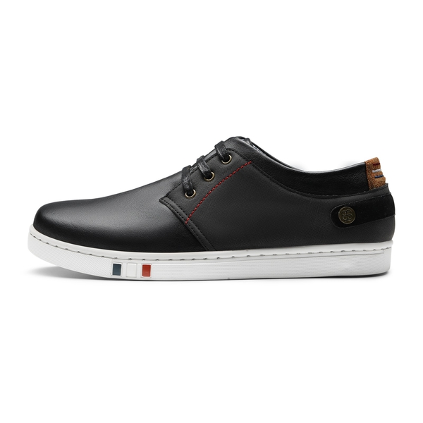 Men's Modern Casual Fashion Sneakers - BLACK - 2